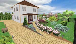 Работы выпускников курса Компьютерная ландшафтная визуализация в  Realtime Landscaping Architect учебного центра Успех