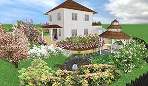 Работы выпускников курса Компьютерная ландшафтная визуализация в  Realtime Landscaping Architect учебного центра Успех